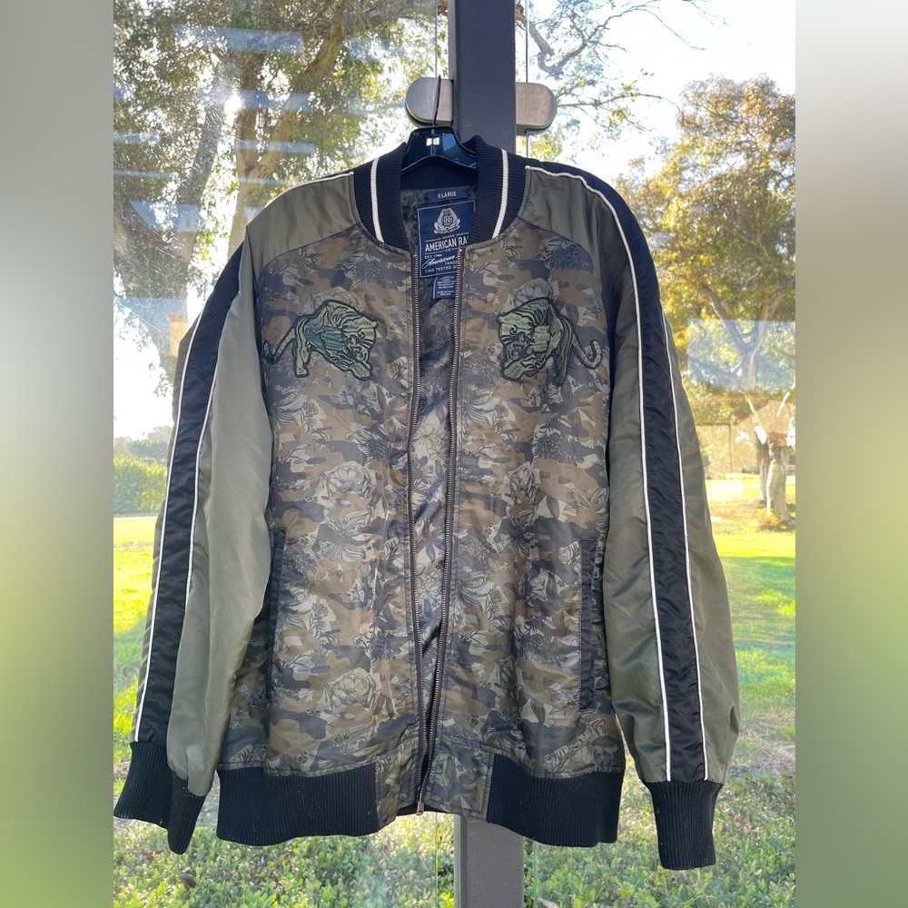 Bomber Jacket military green super durable fabric